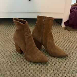 Loeffler Randall isla booties in Cacao, 7.5